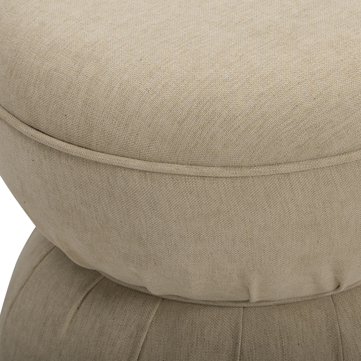 Tomlin Tan Performance Chenille Game Ottoman by TOV Furniture – photo 4 of 6