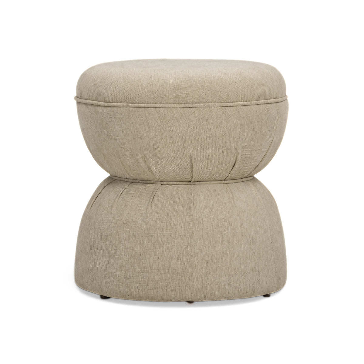 Tomlin Tan Performance Chenille Game Ottoman by TOV Furniture – photo 1 of 6