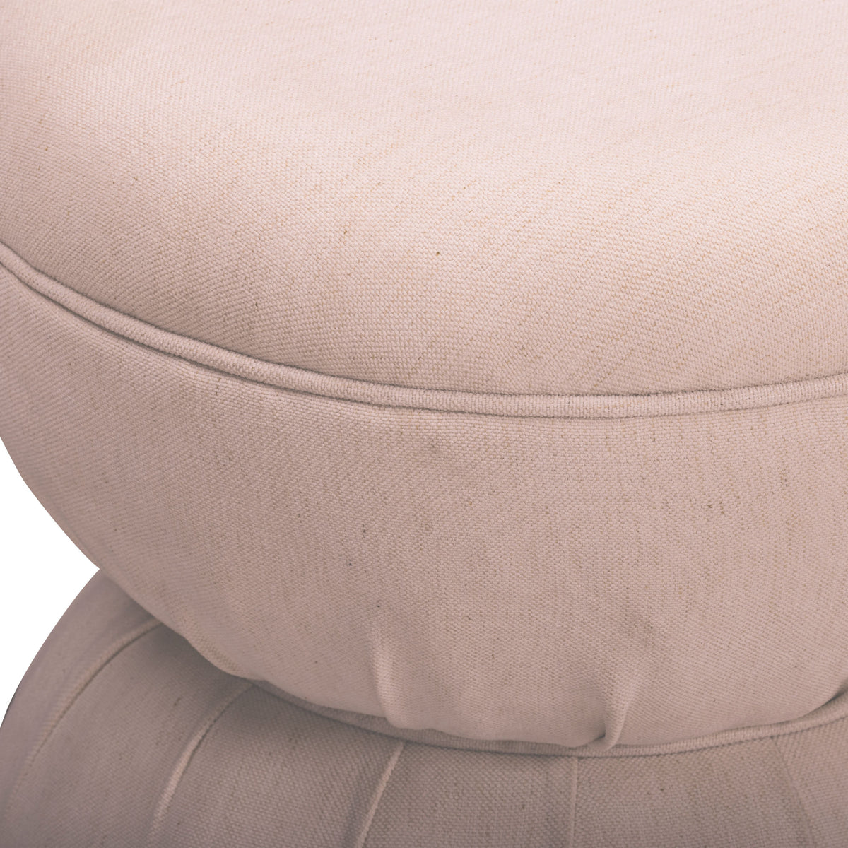 Tomlin Light Pink Performance Chenille Game Ottoman by TOV Furniture – photo 4 of 6