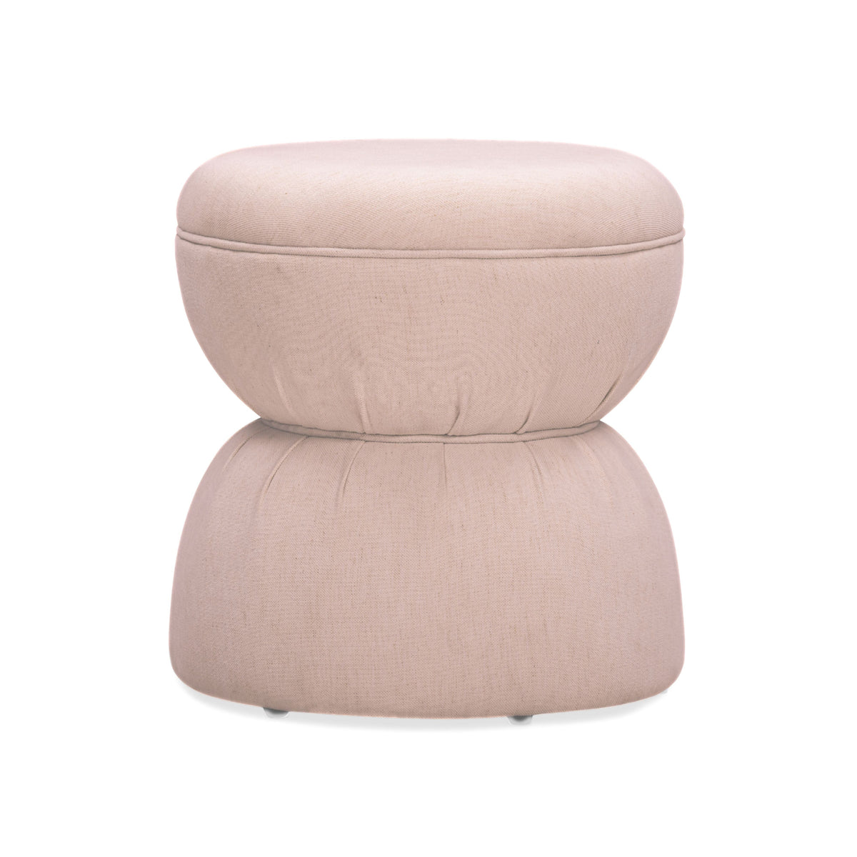 Tomlin Light Pink Performance Chenille Game Ottoman by TOV Furniture – photo 1 of 6