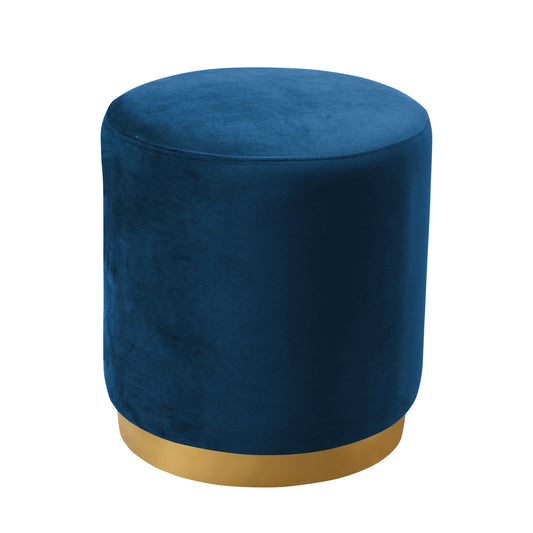 Opal Velvet Ottoman by TOV Oc6155