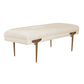 Brno 53 5 Velvet Bench by TOV Oc6209