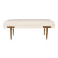 Brno 53 5 Velvet Bench by TOV Oc6207