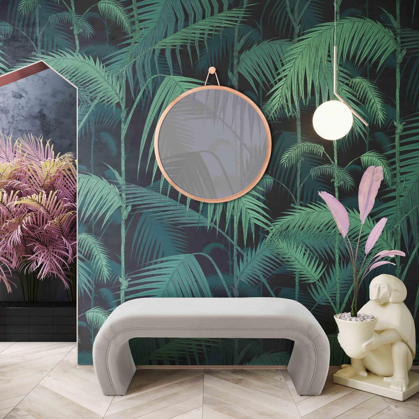 Kenya 48 Velvet Bench by TOV Oc68348