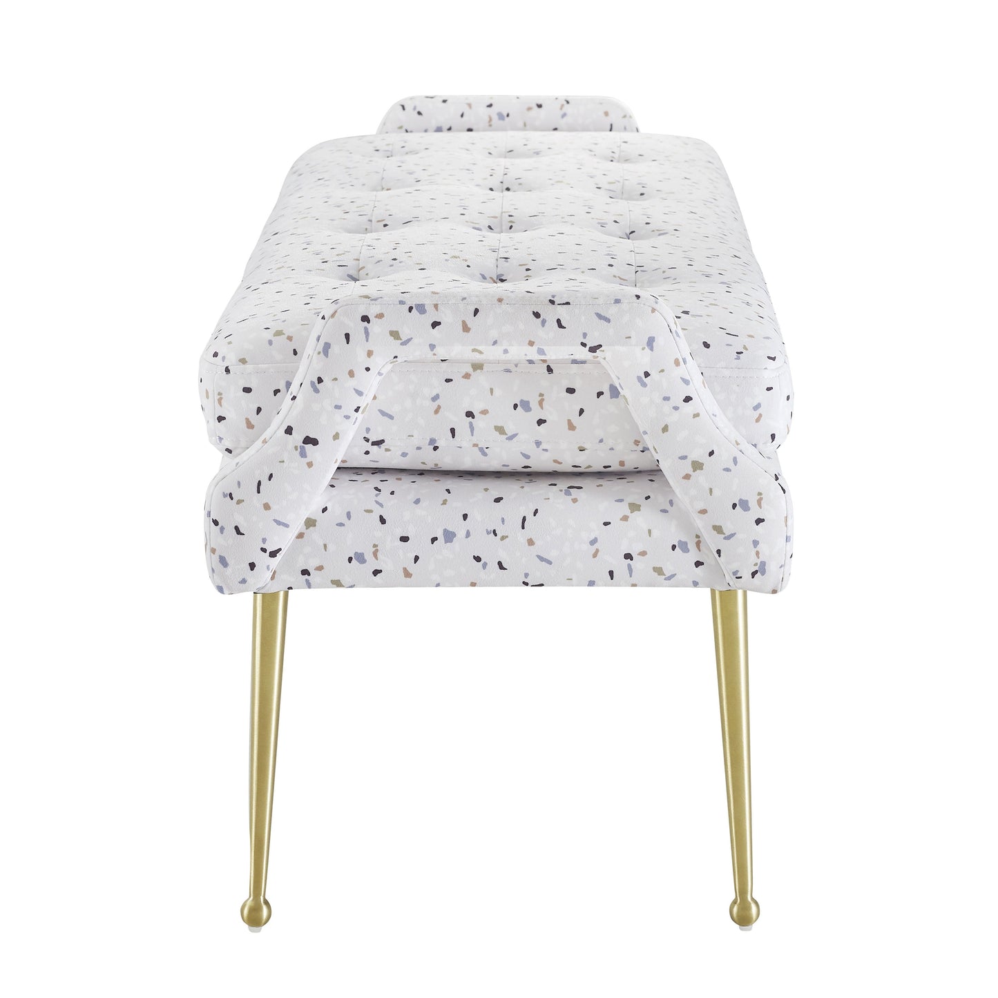 Eileen Velvet Bench Terrazzo by Tov Furniture