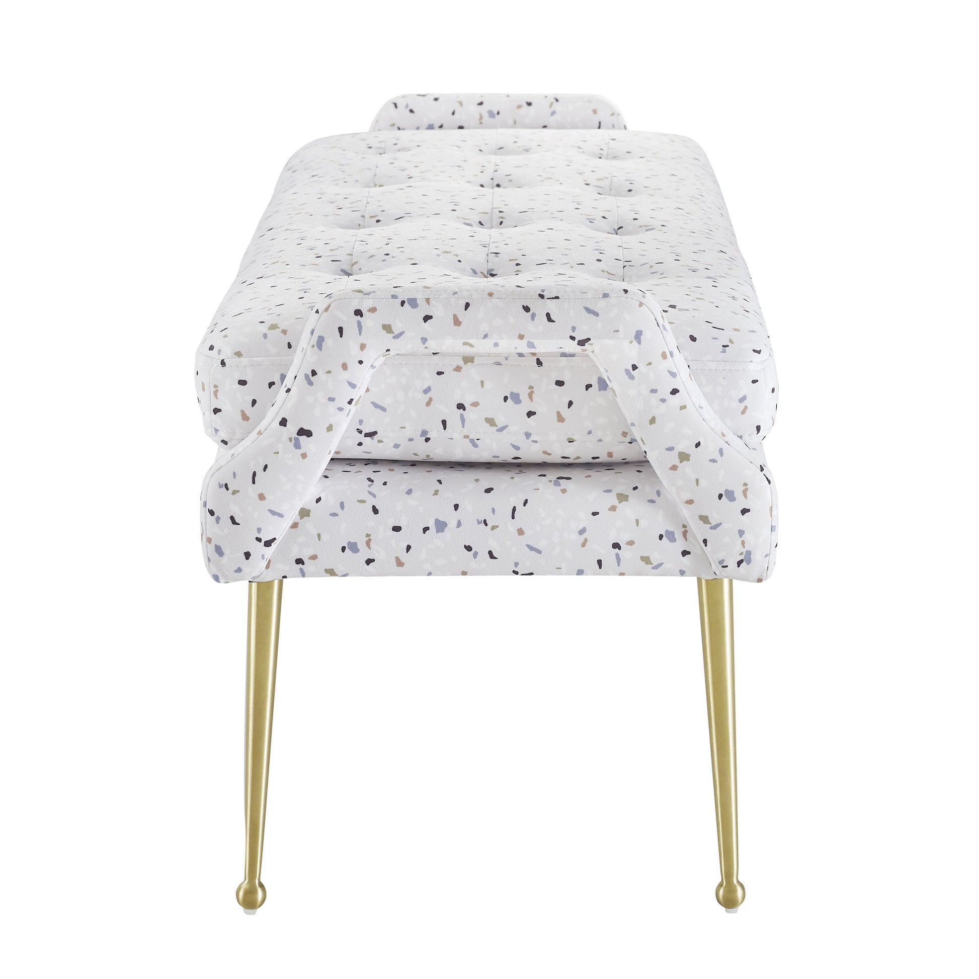 Eileen Velvet Bench Terrazzo by Tov Furniture