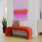 Kenya Red Rocks Velvet Bench by TOV