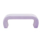 Kenya Lavender Velvet Bench by TOV