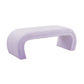 Kenya Lavender Velvet Bench by TOV