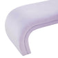 Kenya Lavender Velvet Bench by TOV