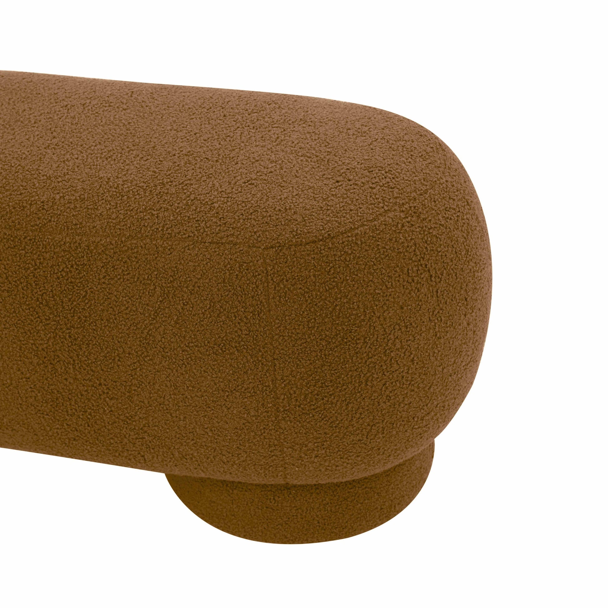 Mara 43 Vegan Shearling Ottoman by TOV Oc68539