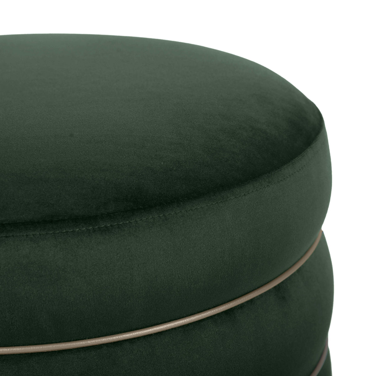 Lakka Green Performance Velvet Ottoman by TOV Furniture – photo 5 of 8