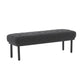 Olivia Black Boucle Bench by TOV