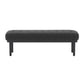 Olivia Black Boucle Bench by TOV