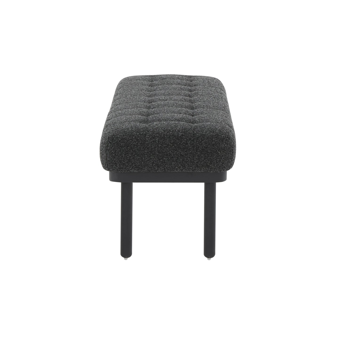 Olivia Black Boucle Bench by TOV