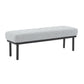 Olivia Grey Boucle Bench by TOV