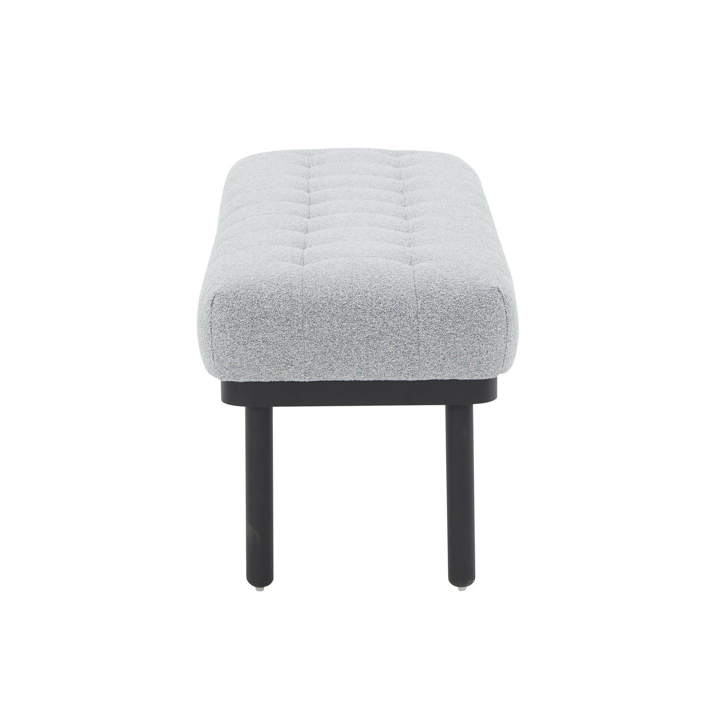 Olivia Grey Boucle Bench by TOV