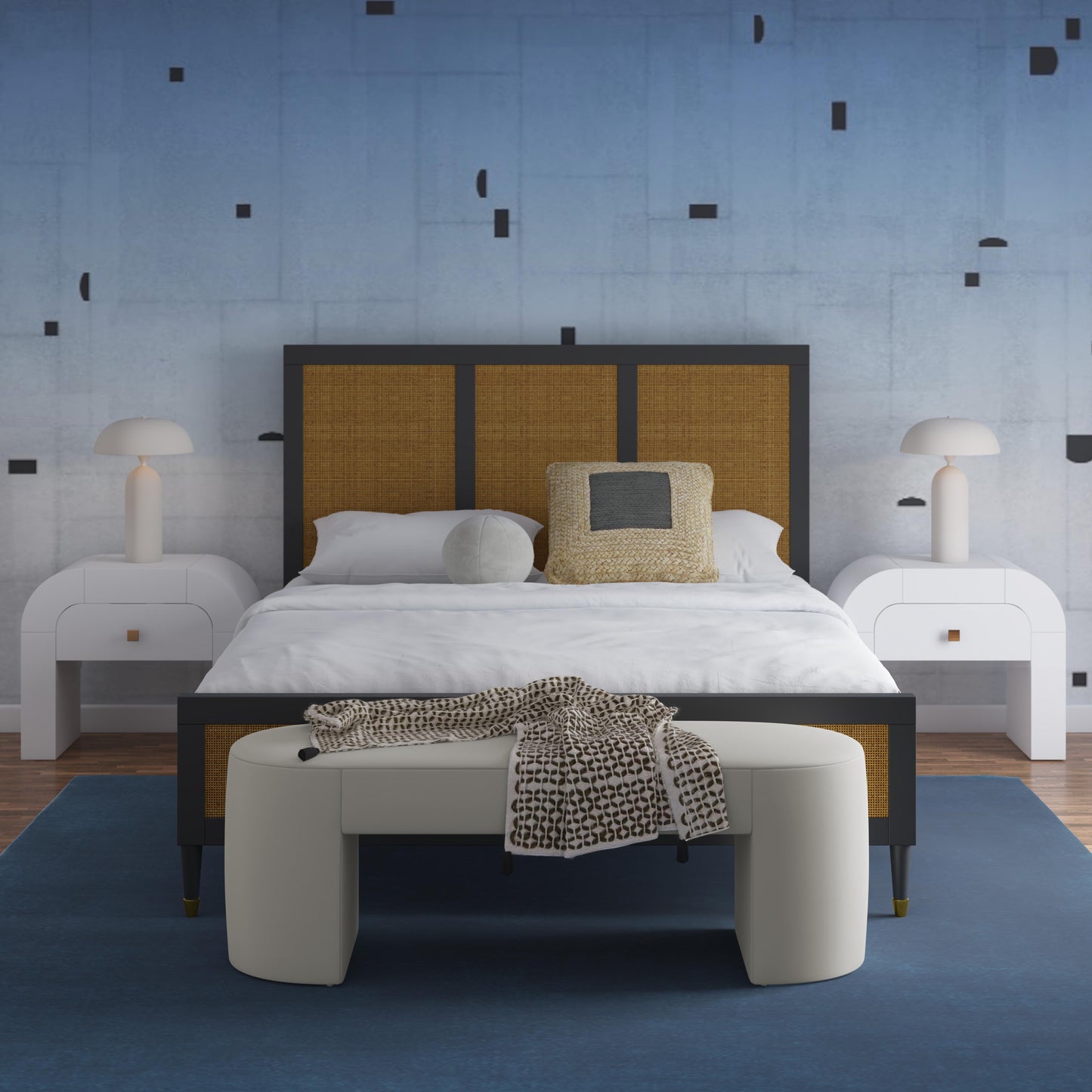 Elena 51 Velvet Bench by TOV Oc68640