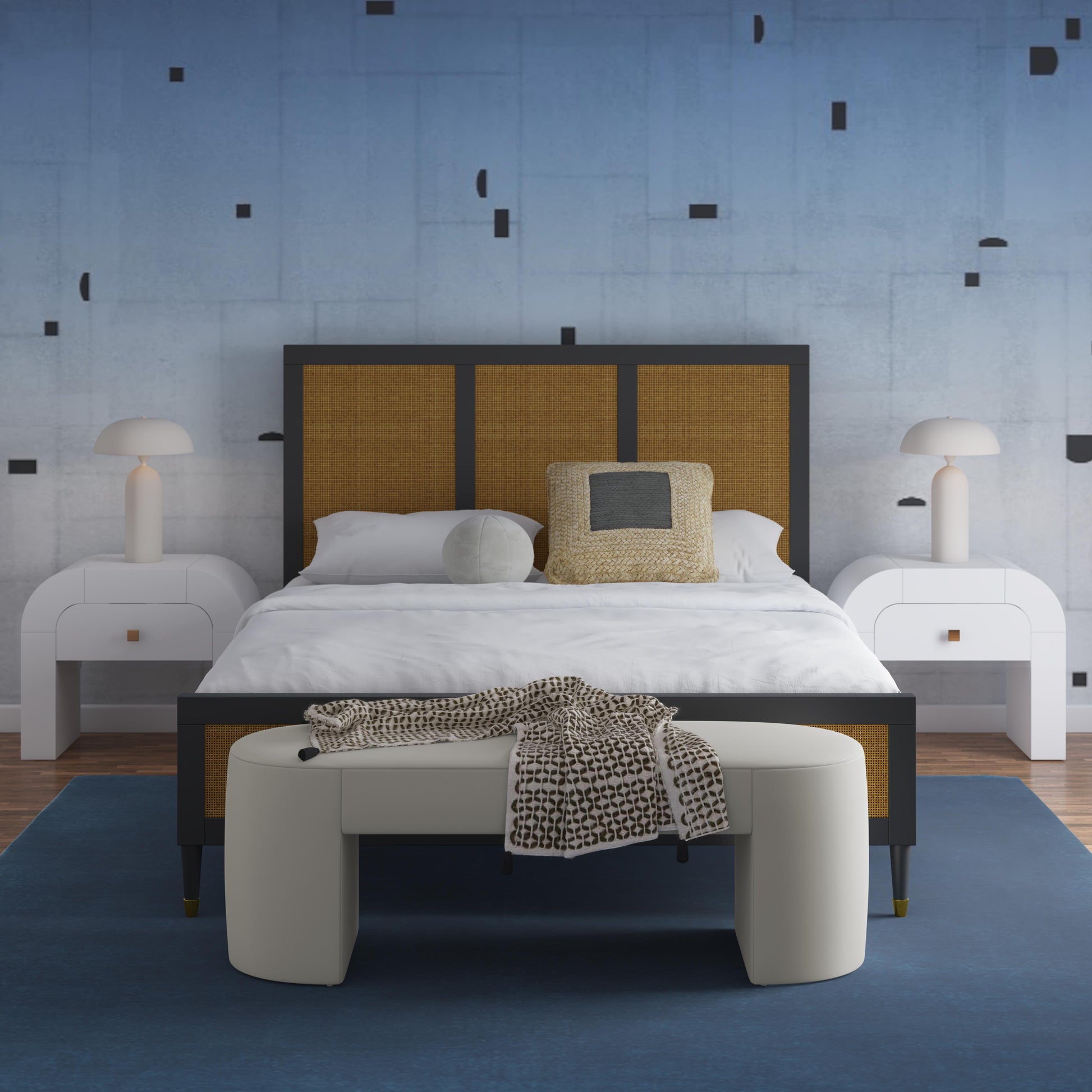 Elena 51 Velvet Bench by TOV Oc68640