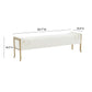 Ines 67 Textured Velvet Bench by TOV Oc68643