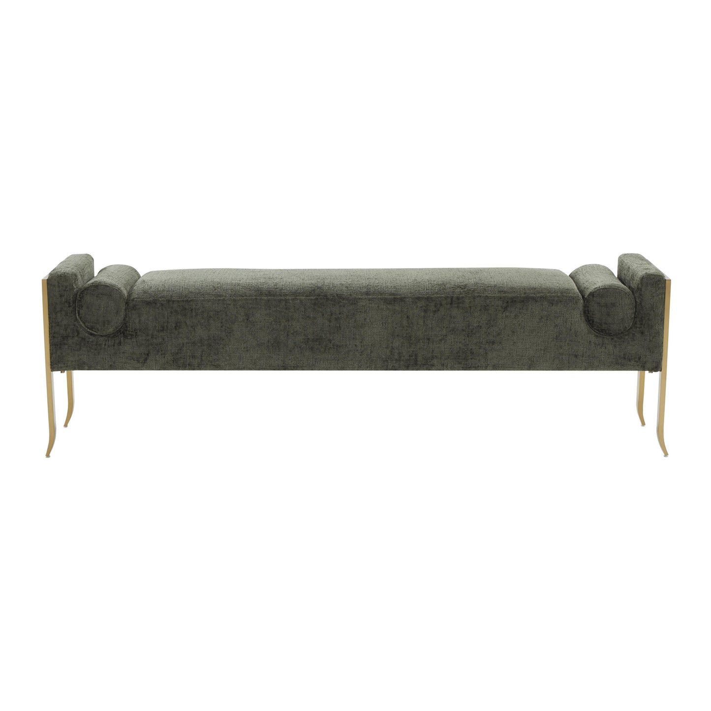 Ines 67 Textured Velvet Bench by TOV Oc68643