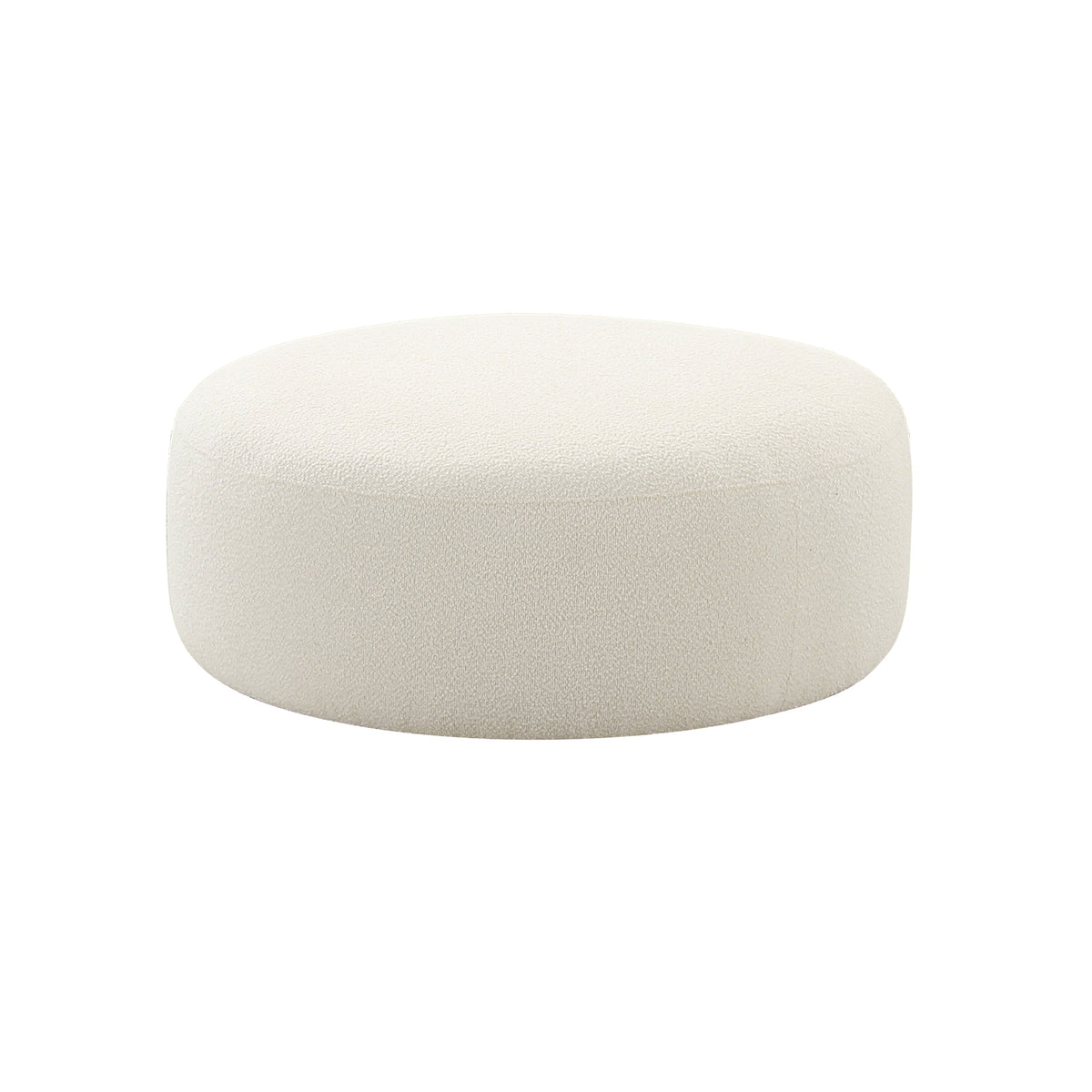 Broohah Cream Performance Boucle Ottoman by TOV Furniture – photo 1 of 4