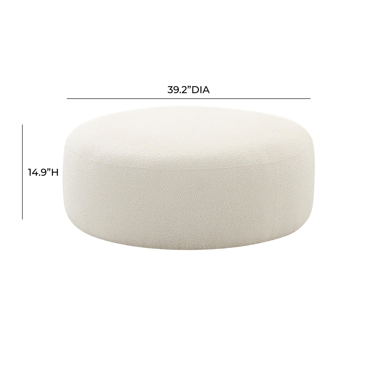 Broohah Upholstered Ottoman by TOV Oc69292