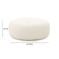 Fickle Cream Boucle Swivel Ottoman by TOV Oc68672