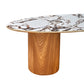 Tamara Marble Ceramic Oval Coffee Table by TOV