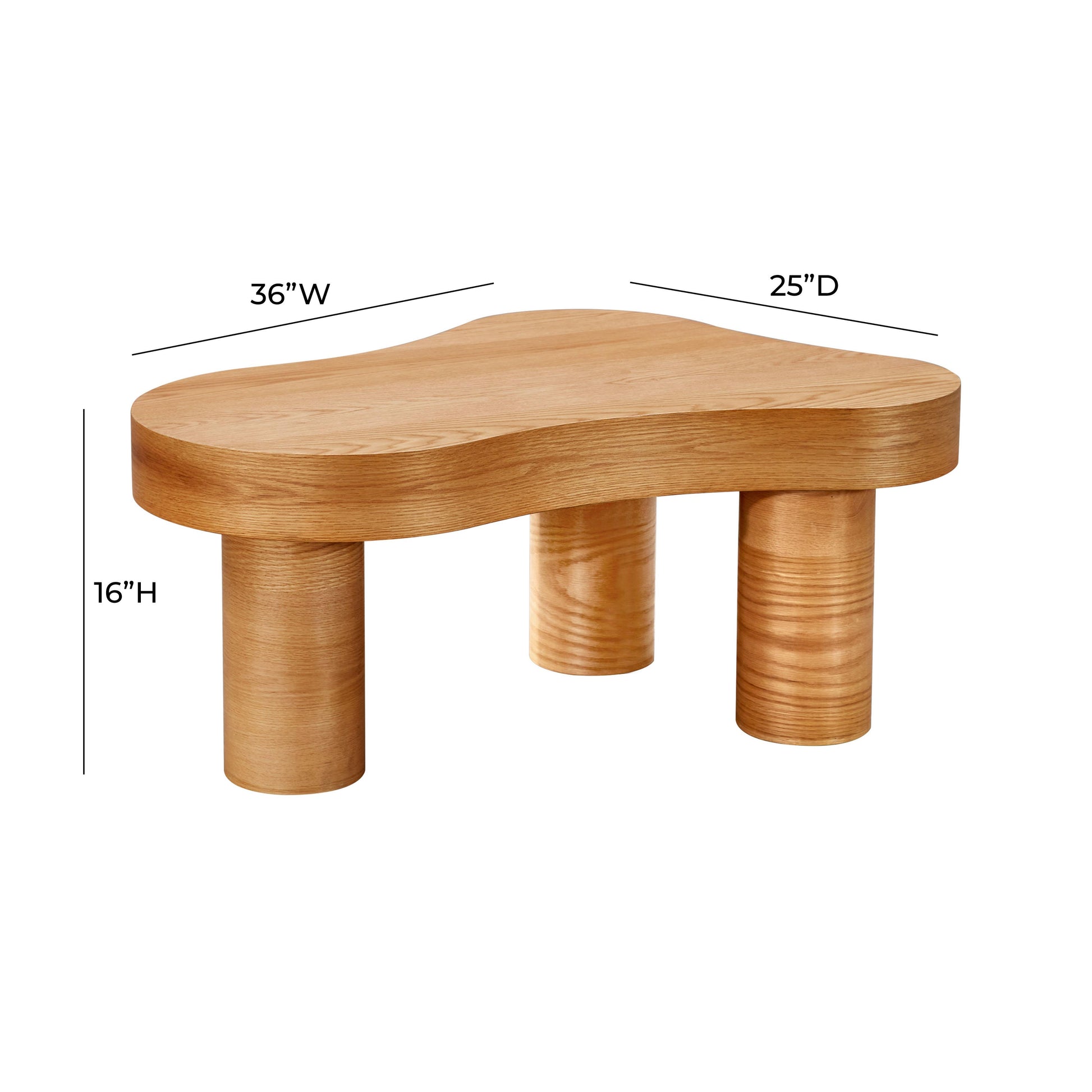 Dora Natural Oak Coffee Table by TOV