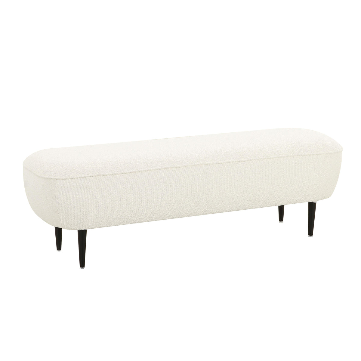 Denise 51" Cream Performance Boucle Bench by TOV Furniture – photo 1 of 6
