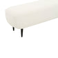 Denise Cream Boucle Bench by TOV