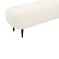 Denise 51 Cream Boucle Bench by TOV Oc68691