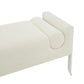 Ines Cream Boucle Bench by TOV