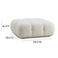 Calliope Vegan Shearling Modular Ottoman by TOV Oc69303