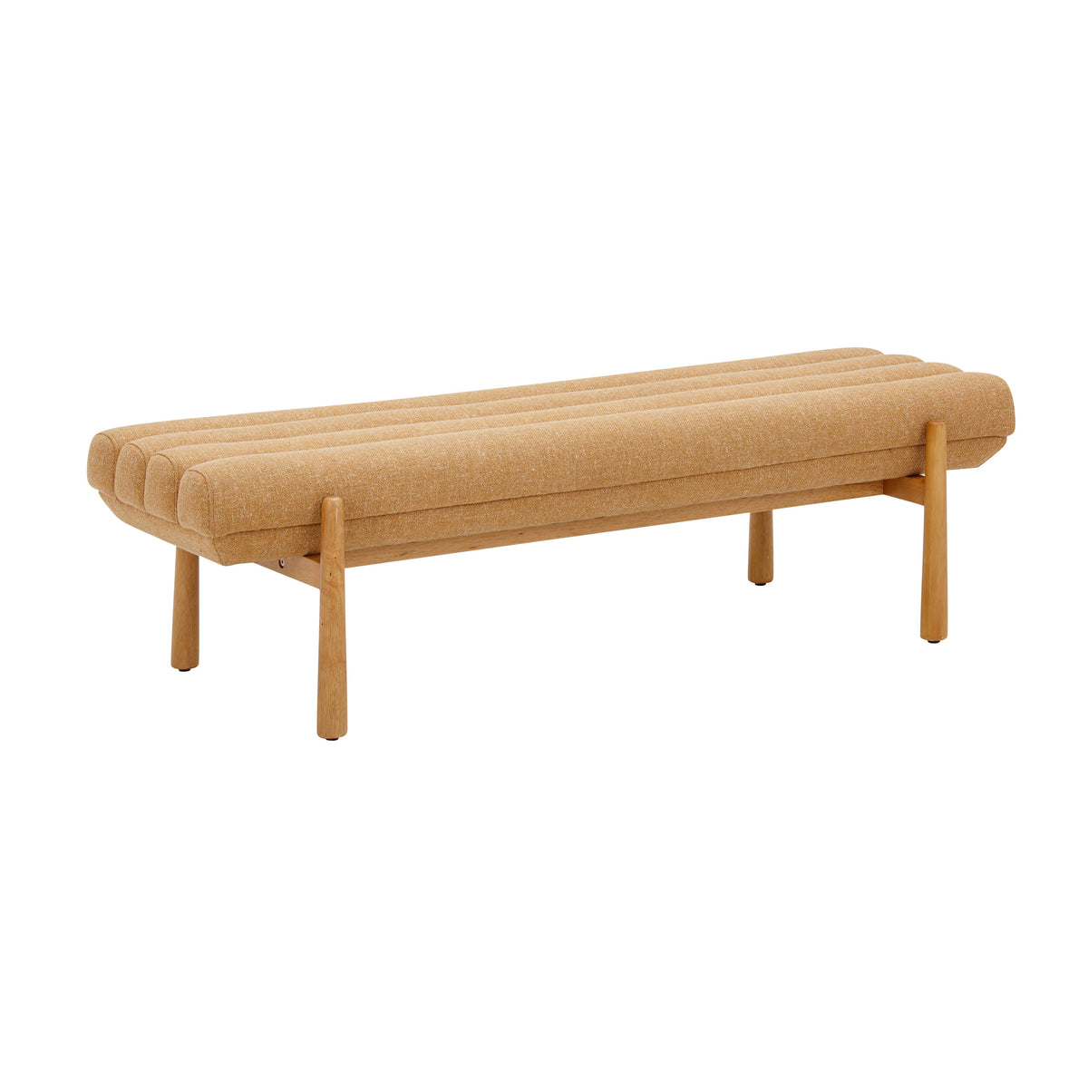 Julianna 56" Sunflower Yellow Heavy Performance Linen Bench by TOV Furniture – photo 3 of 6