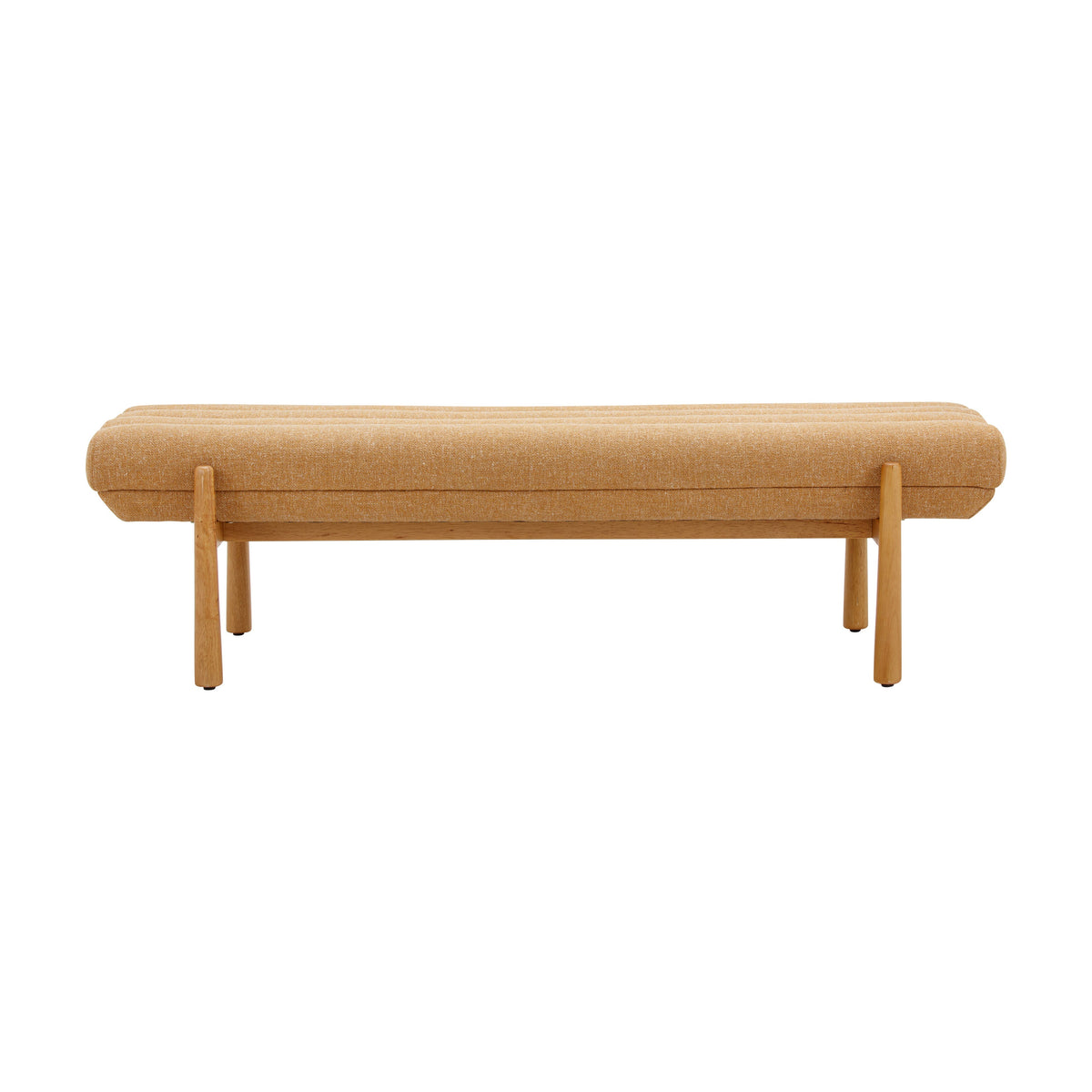 Julianna 56" Sunflower Yellow Heavy Performance Linen Bench by TOV Furniture – photo 1 of 6