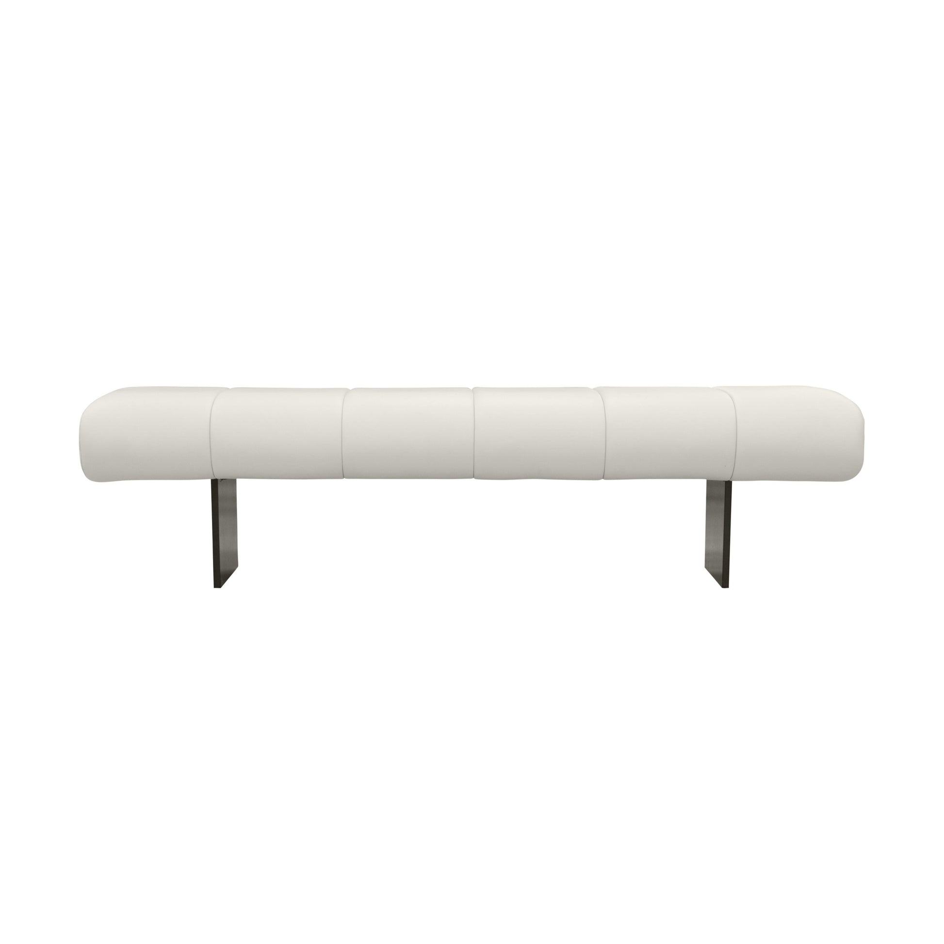 Karol 59 5 Cream Performance Vegan Leather Bench by TOV Oc68949