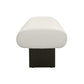 Karol 59 5 Cream Performance Vegan Leather Bench by TOV Oc68949