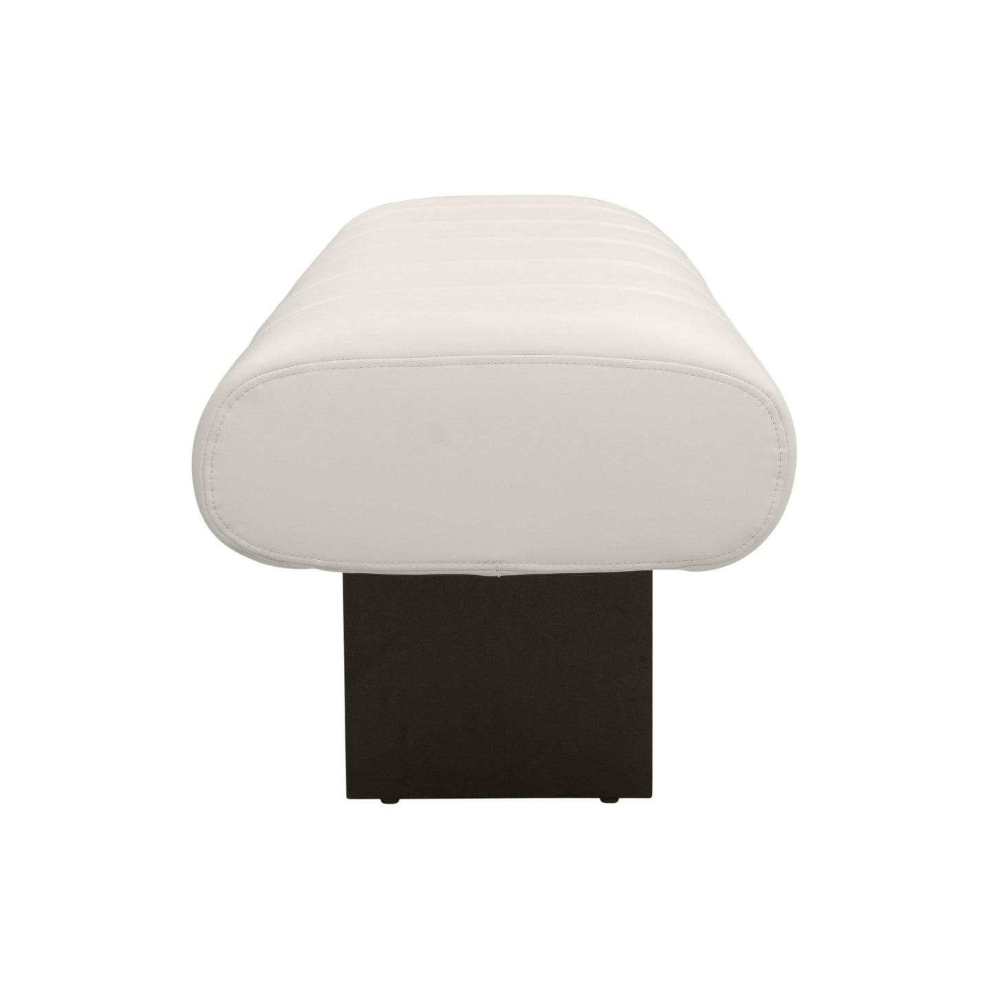 Karol 59 5 Cream Performance Vegan Leather Bench by TOV Oc68949