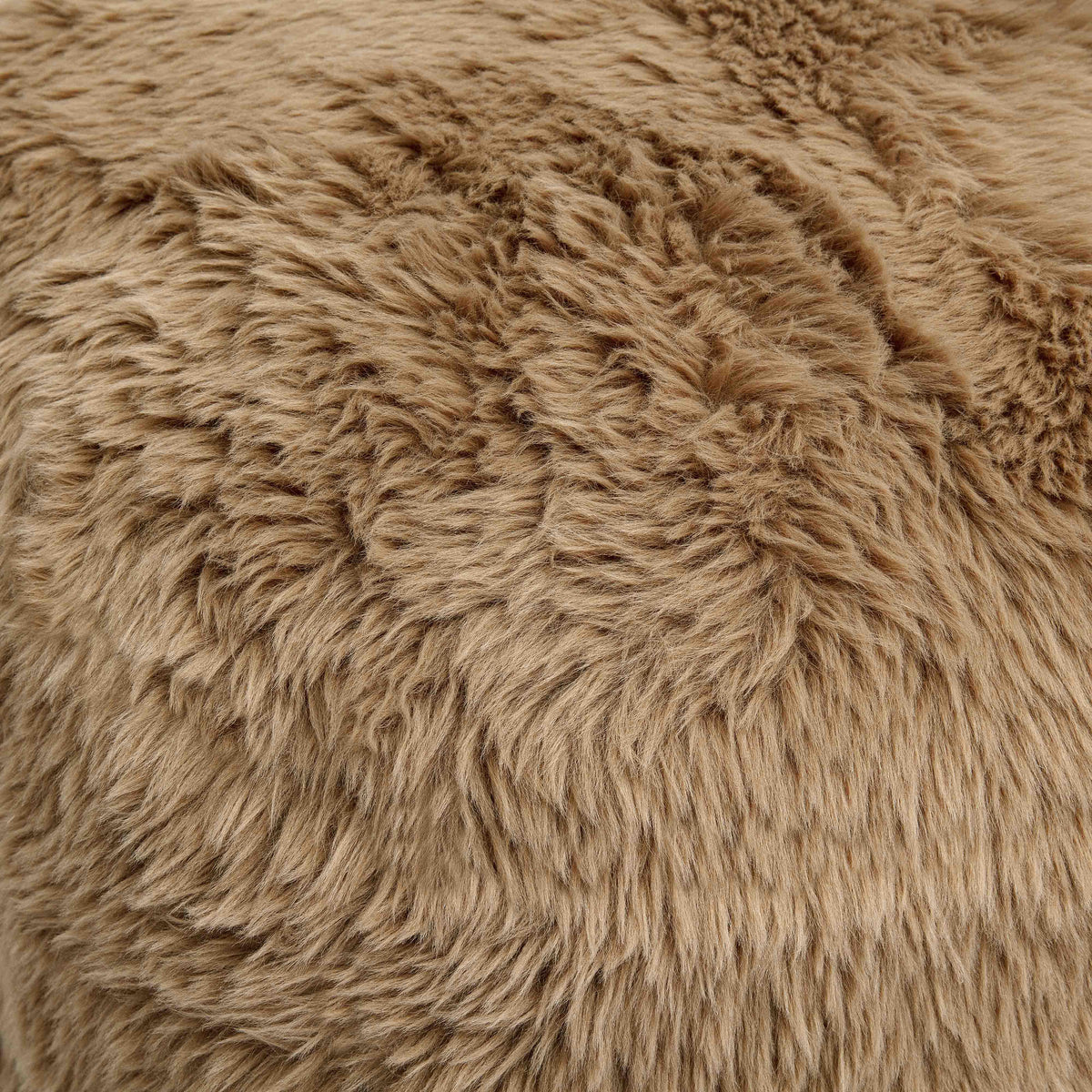 Britt Dark Taupe Contract-Grade Vegan Shearling Ottoman by TOV Furniture – photo 6 of 6