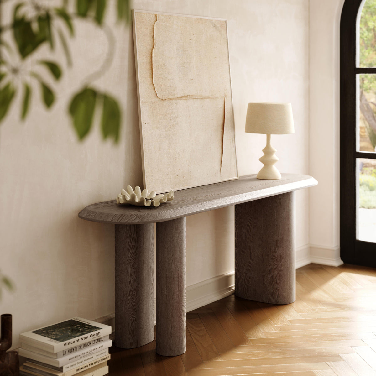 Rhema 71" Washed Ash Console Table by TOV Furniture – photo 2 of 7