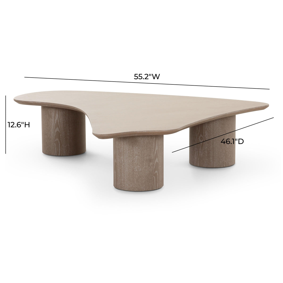 Rhema 2-Piece Washed Ash Nesting Coffee Table Set by TOV Furniture – photo 8 of 9