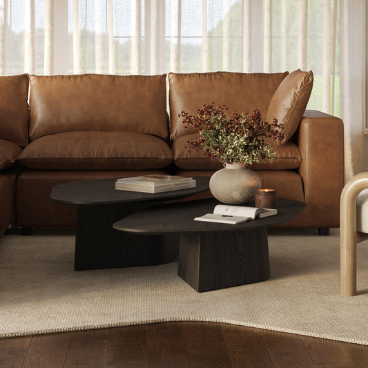 Roche Black Ash Nesting Coffee Table Set by TOV Furniture – photo 2 of 5