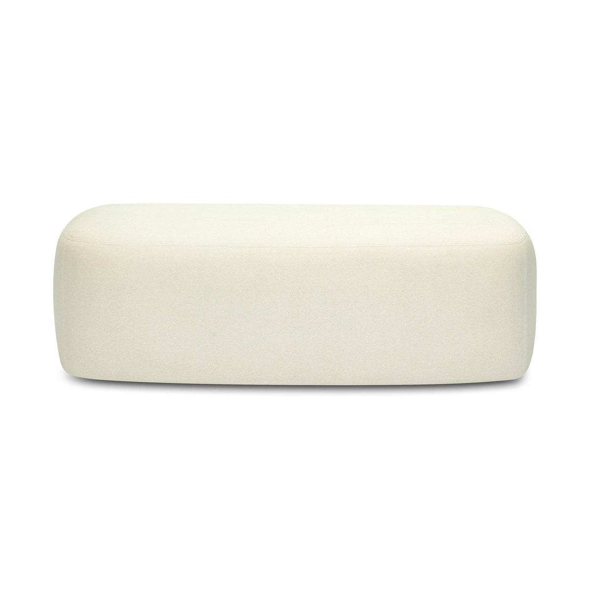 Graceland Cream Performance Faux Mohair Bench by TOV Furniture – photo 3 of 7