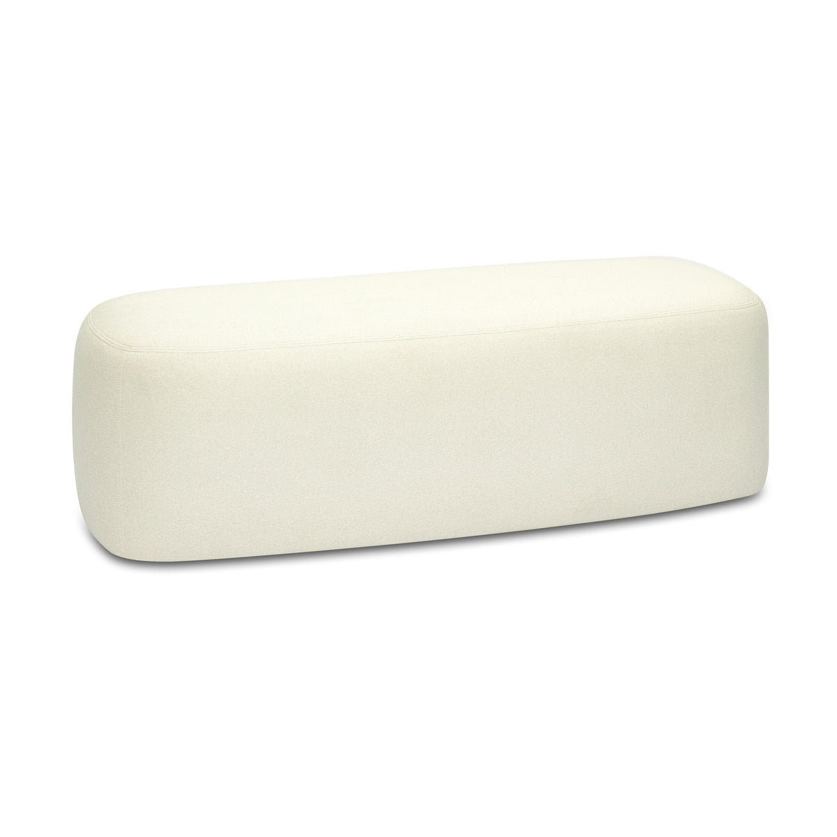 Graceland Cream Performance Faux Mohair Bench by TOV Furniture – photo 4 of 7
