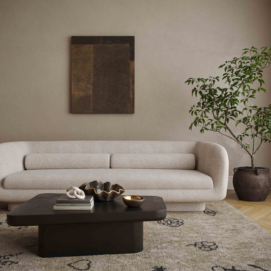 Simone 96" Cream Performance Boucle Sofa by TOV Furniture – photo 2 of 7