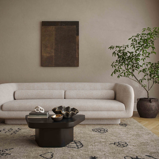 Yoko 32" Black Small Coffee Table by TOV Furniture – photo 2 of 7