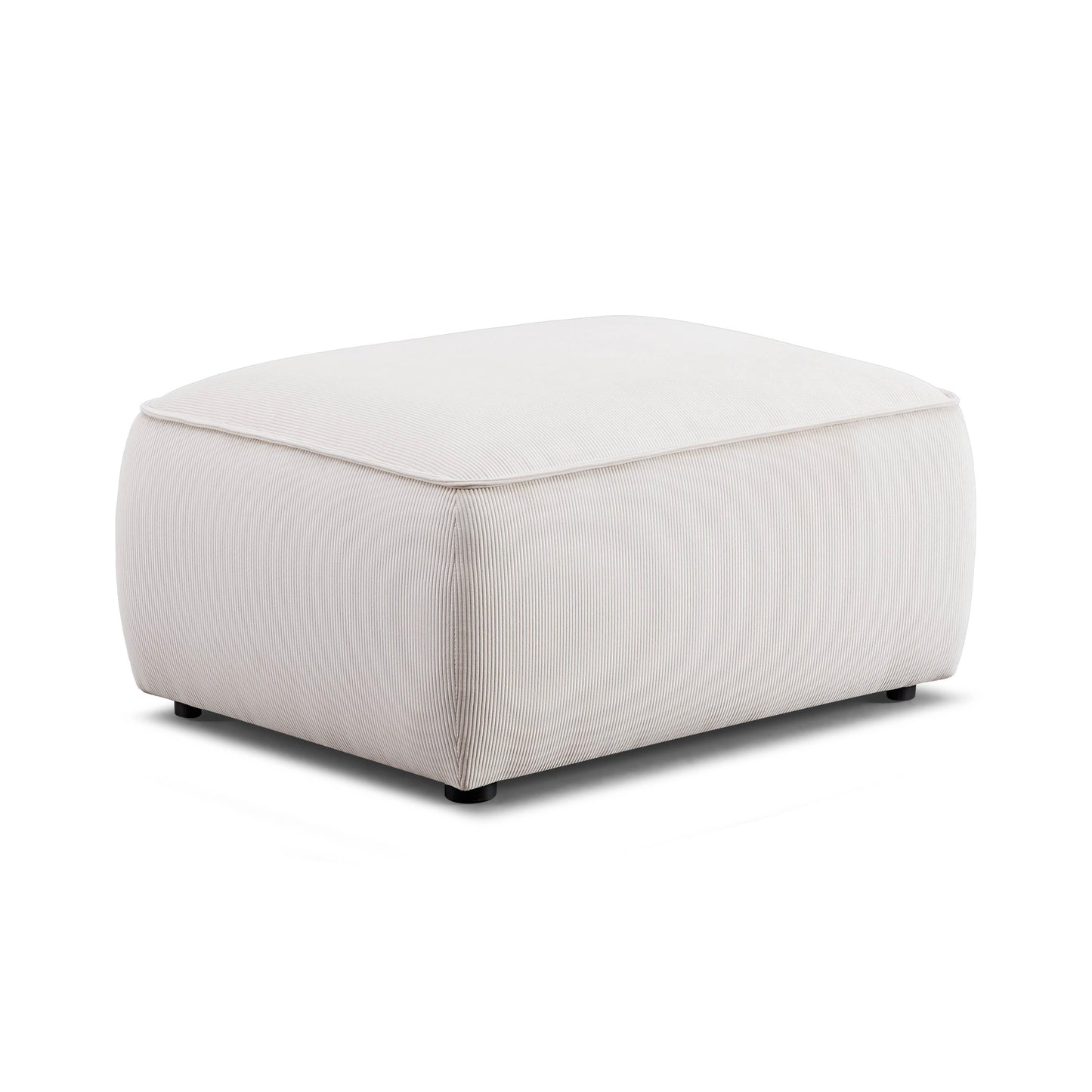 Travie Performance Corduroy Velvet Ottoman by TOV Oc69172