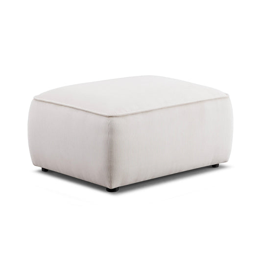 Travie Performance Corduroy Velvet Ottoman by TOV Oc69172